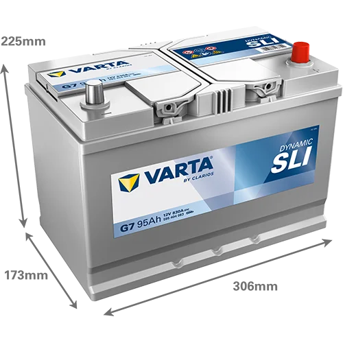 Varta Dynamic SLI 595404083 battery, front label