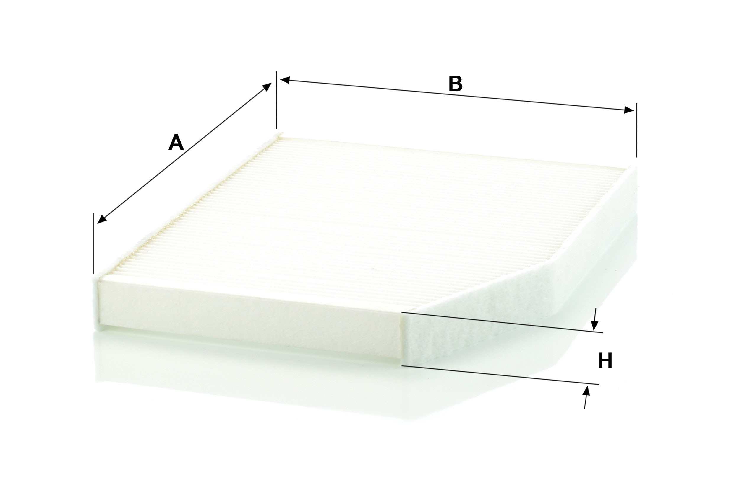 Dimension drawing of MANN-FILTER CU 29 007