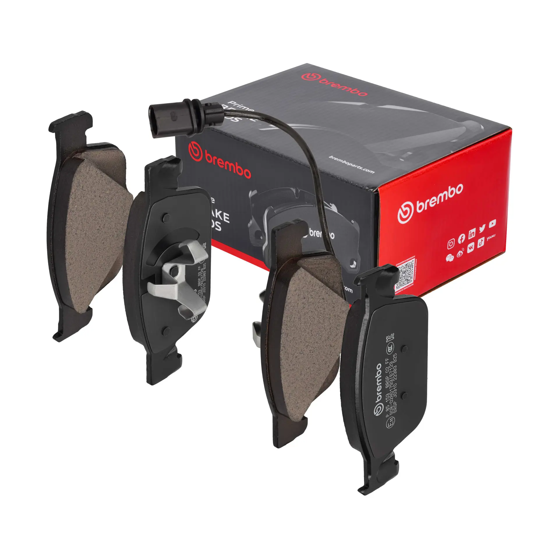 Brembo P 85 153 front brake pad set