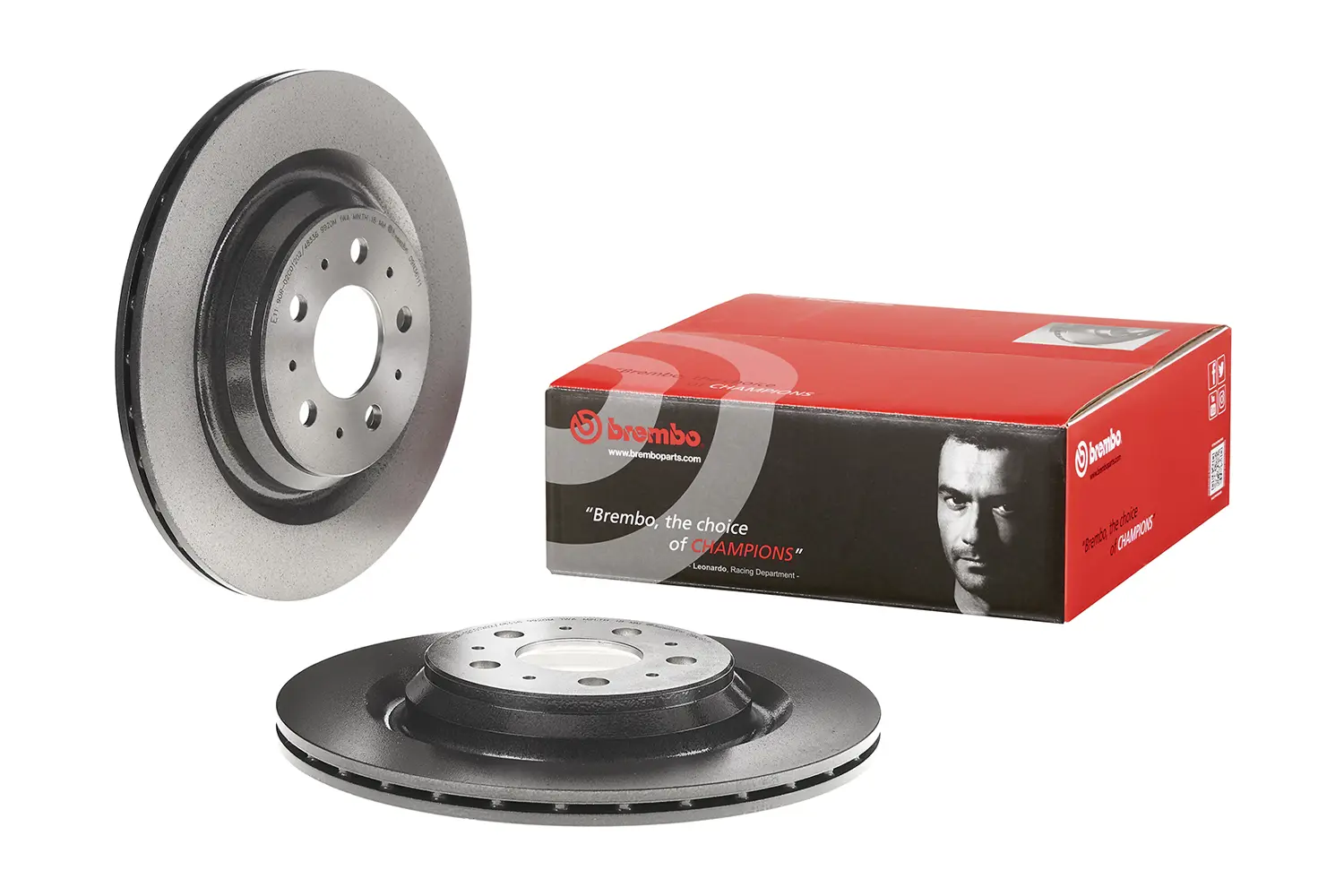 Brembo 09.N361.11 335 mm vented rear brake disc