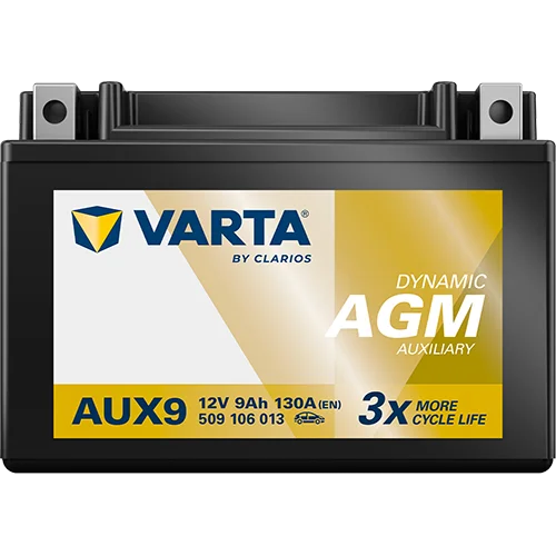 Varta Dynamic AUX 509106013 battery, alternate view