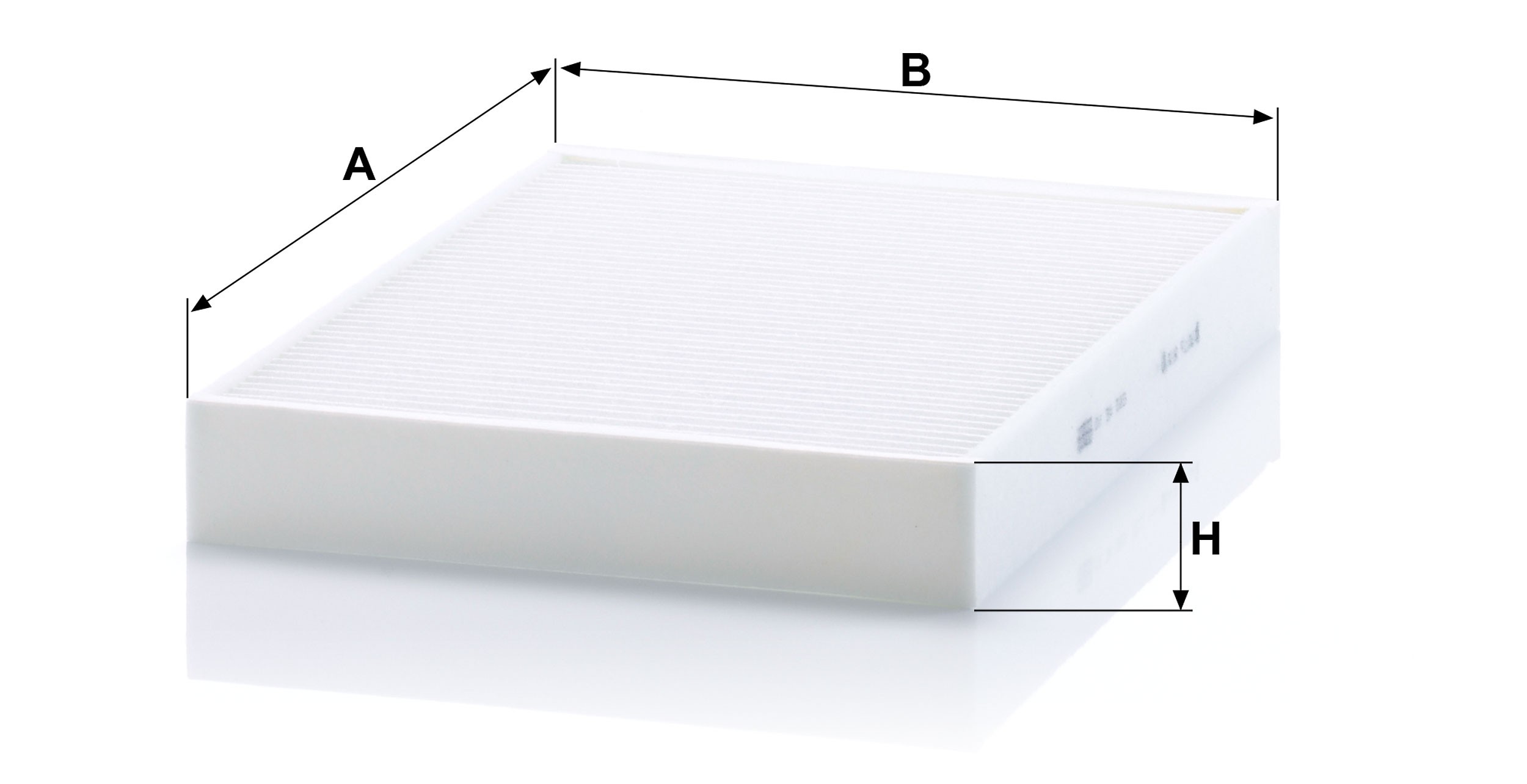 Dimension drawing of MANN-FILTER CU 34 003