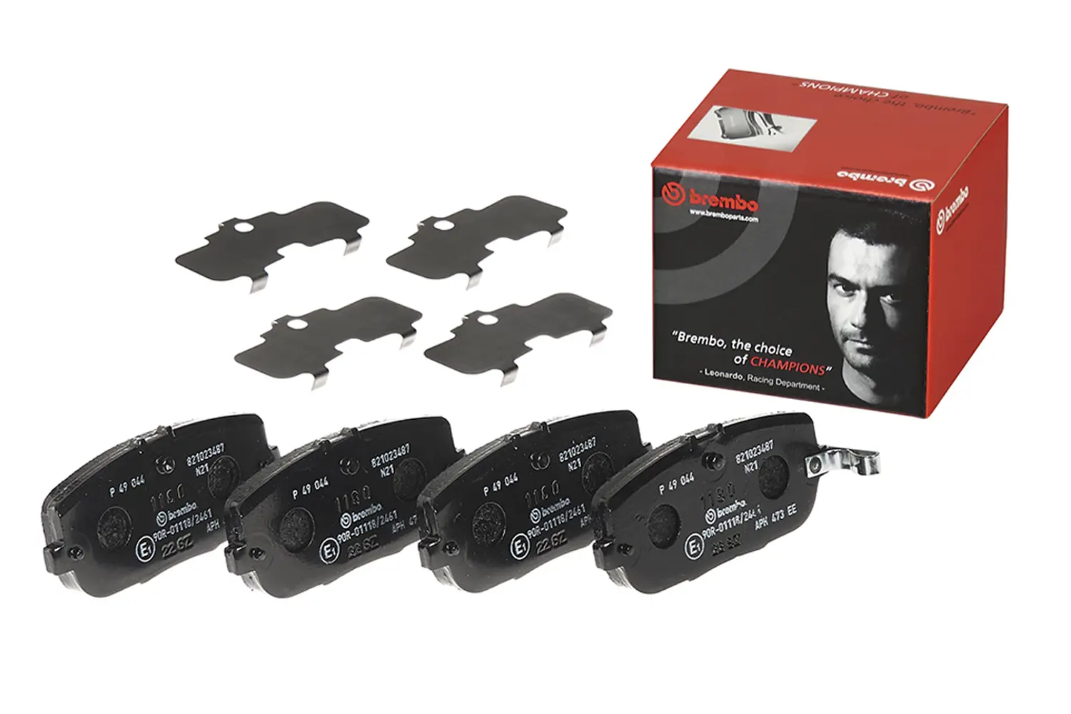 Brembo P 49 044 rear brake pad set