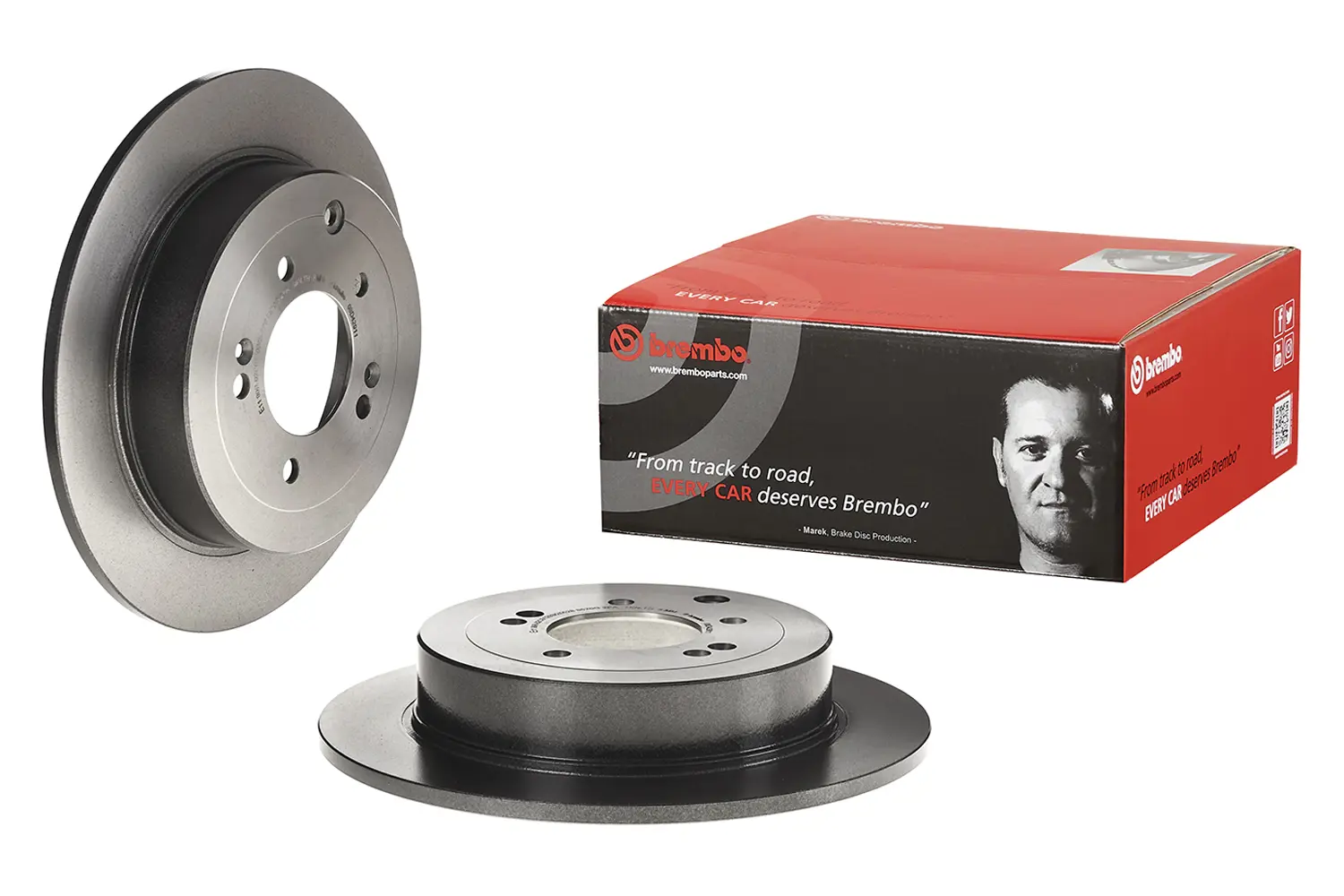 Brembo 08.D429.11 302 mm solid rear brake disc
