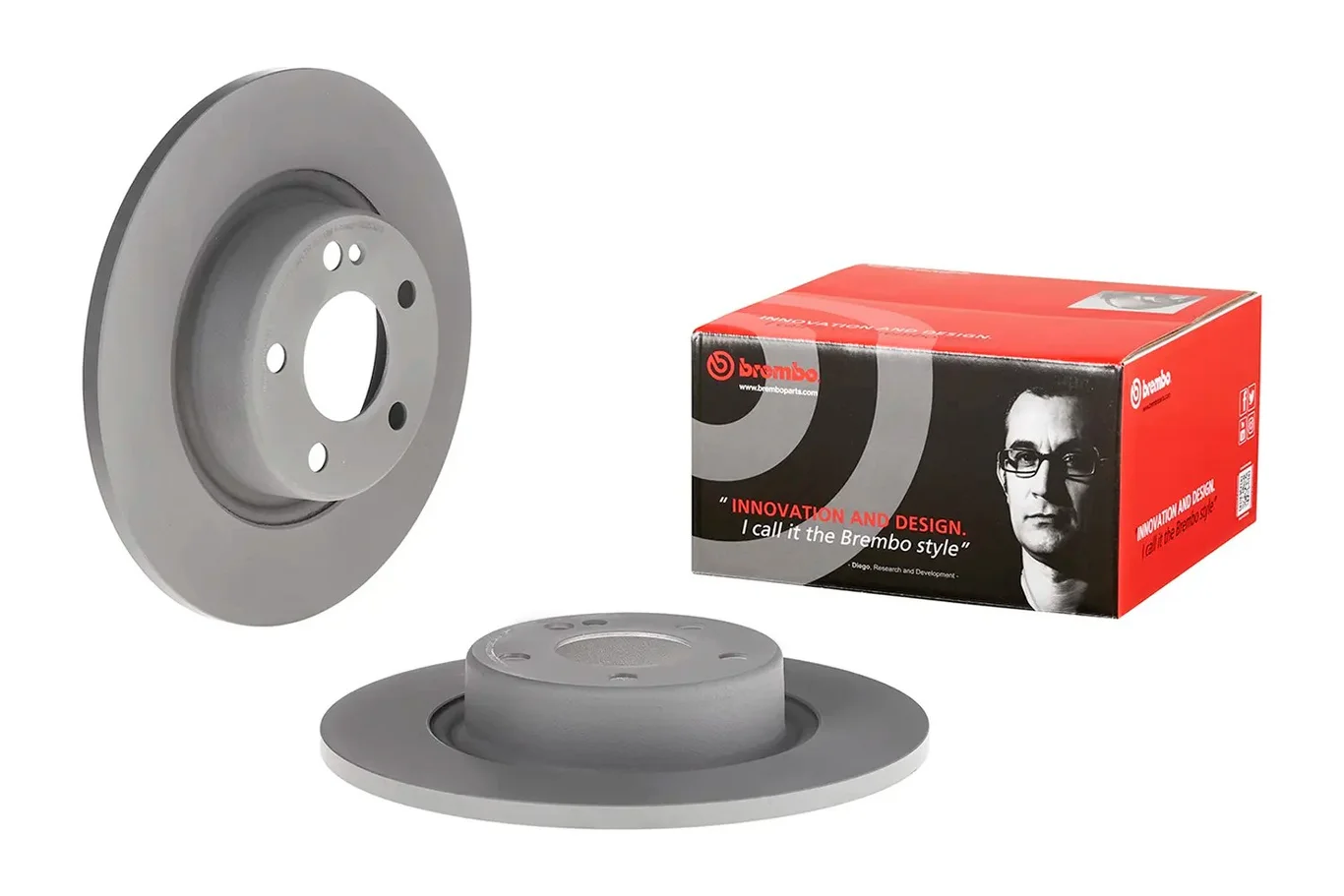 Brembo 08.D530.13 300 mm solid rear brake disc