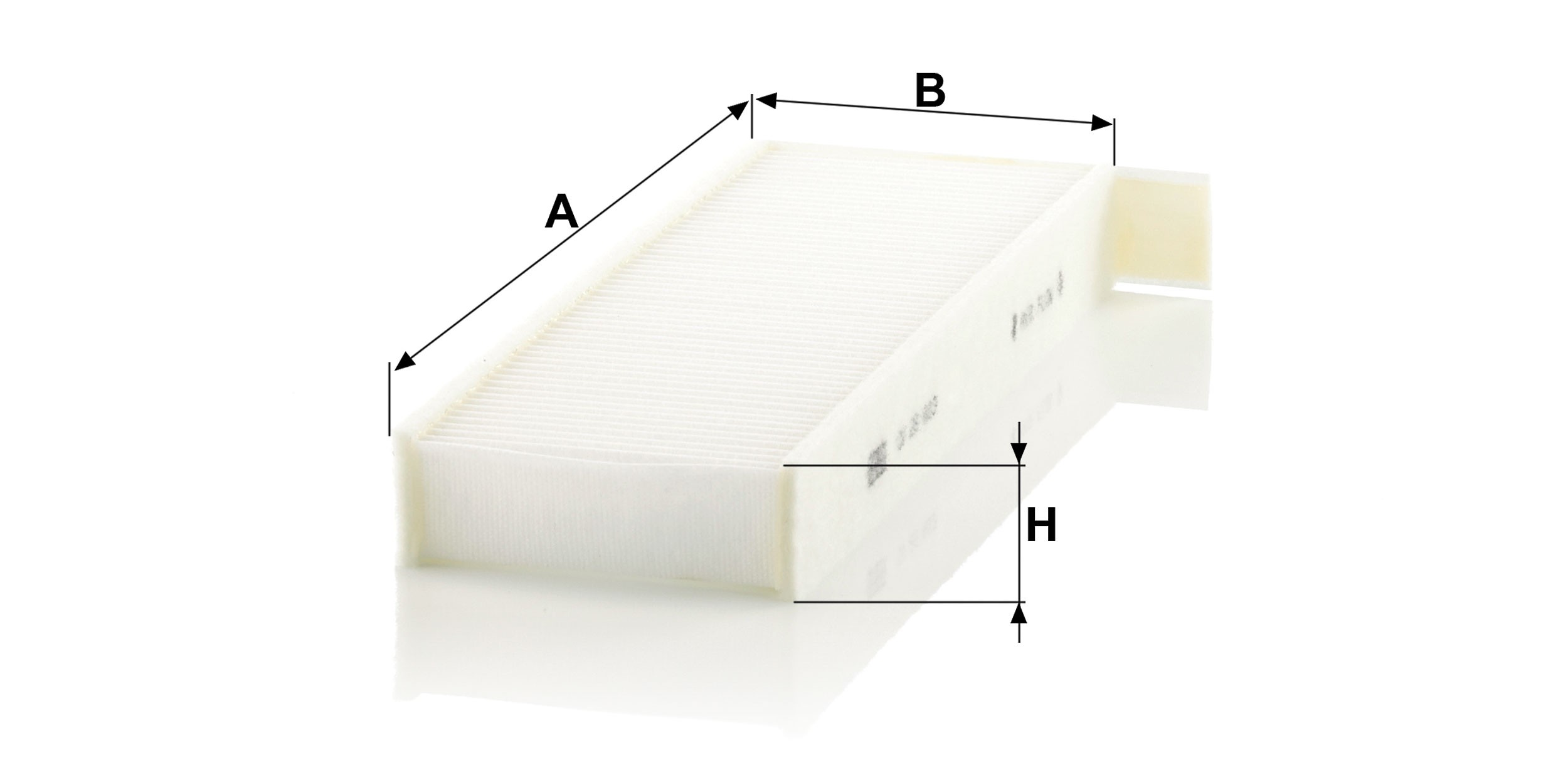 Dimension drawing of MANN-FILTER CU 29 003-2