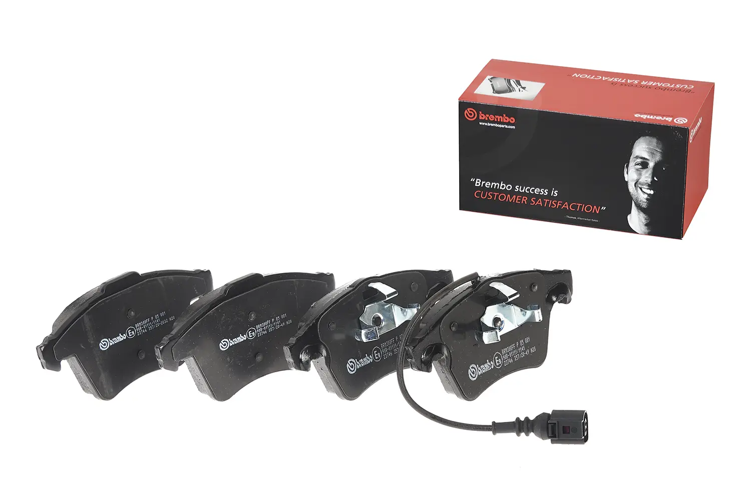 Brembo P 85 081 front brake pad set