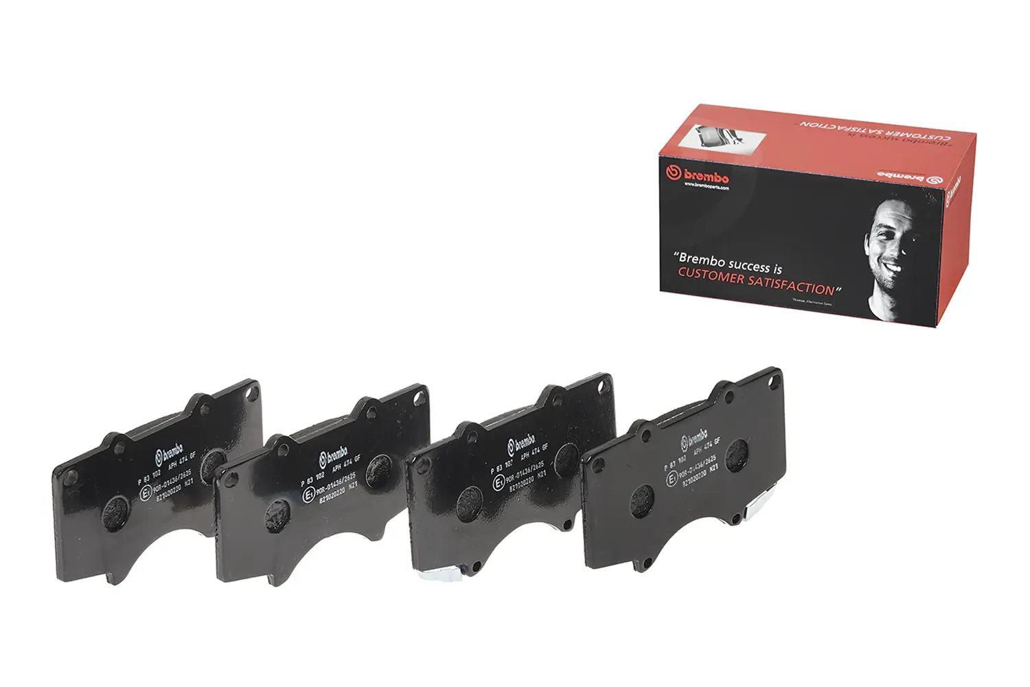 Brembo P 83 102 front brake pad set