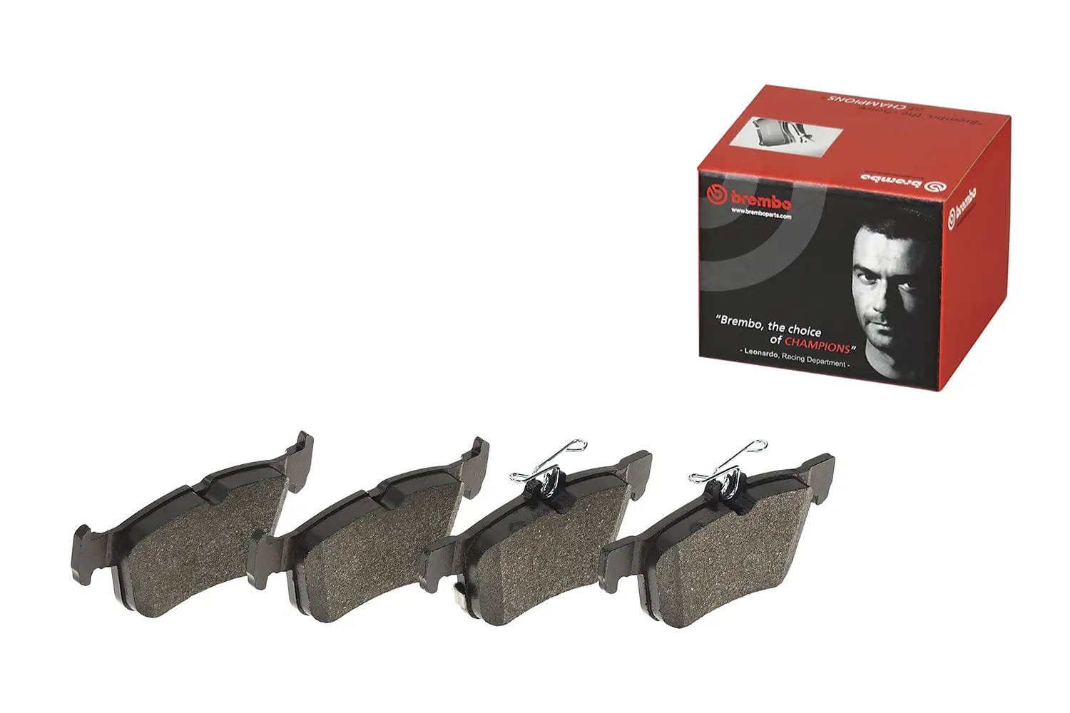 Brembo P 24 217 rear brake pad set, third view