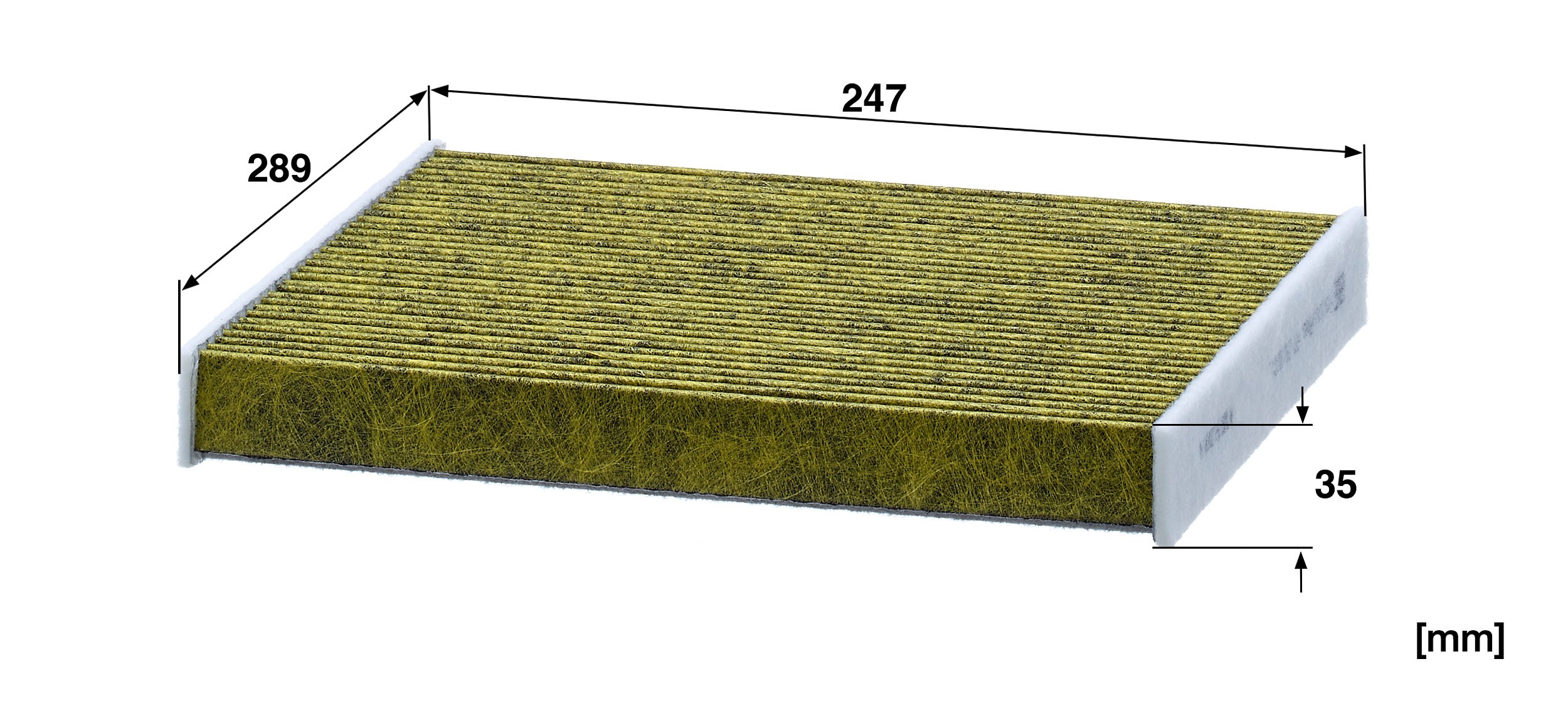 Dimension drawing of MANN-FILTER FP 29 010