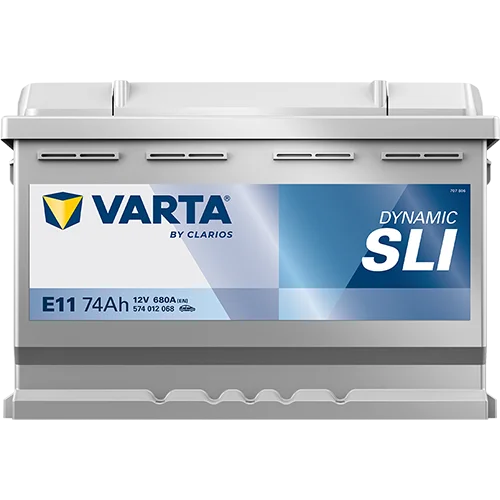 Varta Dynamic SLI 574012068 battery, alternate view