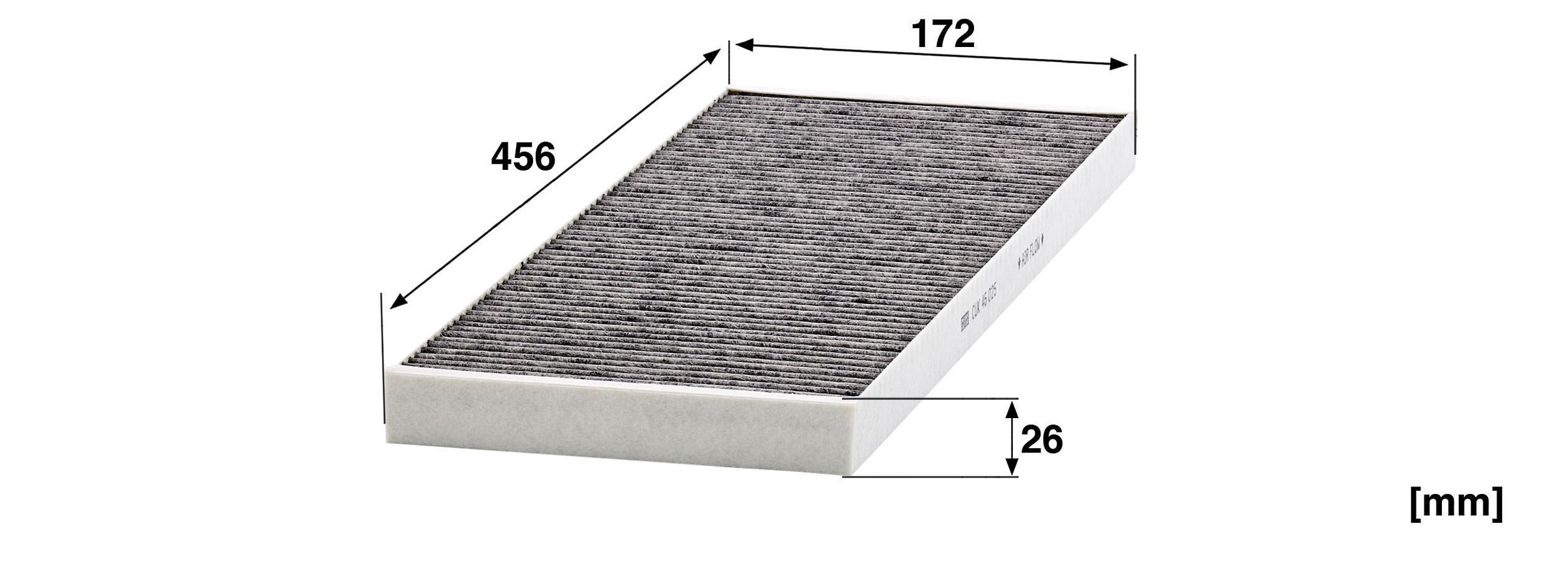 Dimension drawing of MANN-FILTER CUK 46 025