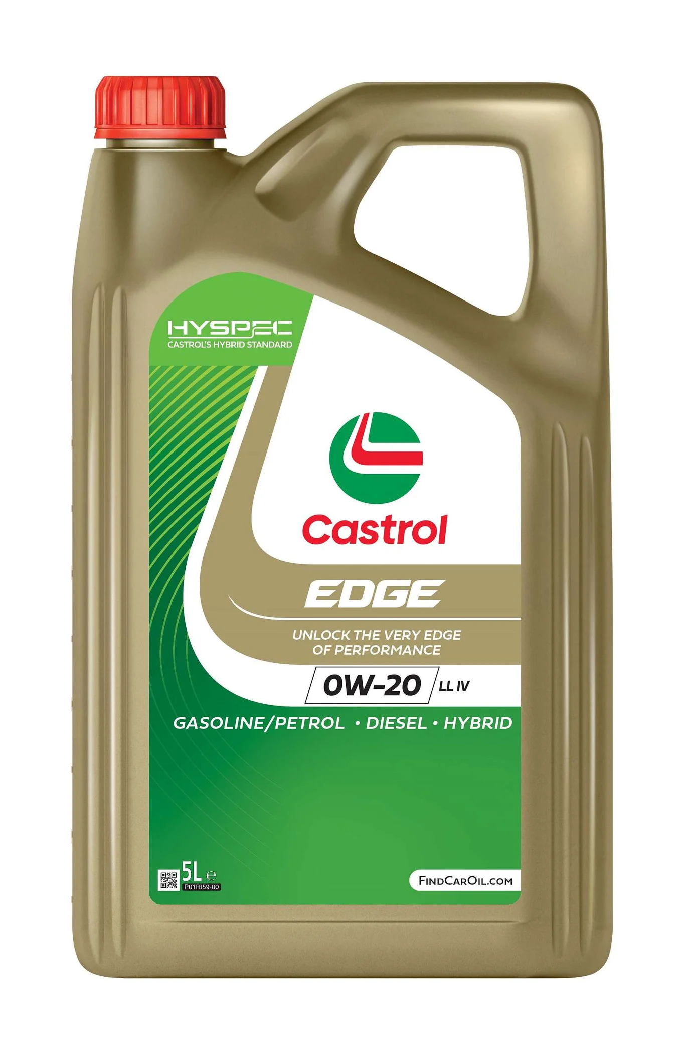 Castrol EDGE 0W-20 LL IV engine oil, 5 l can