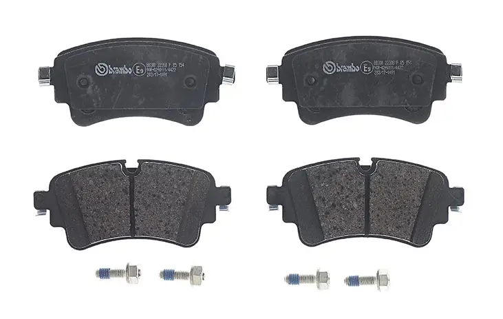 Brembo P 85 154 rear brake pad set, third view