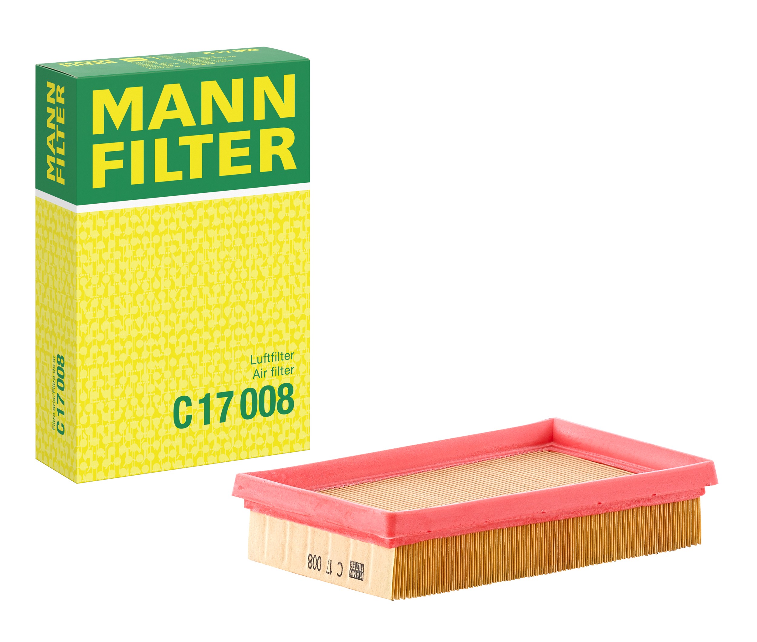 MANN-FILTER C 17 008 air filter with its box