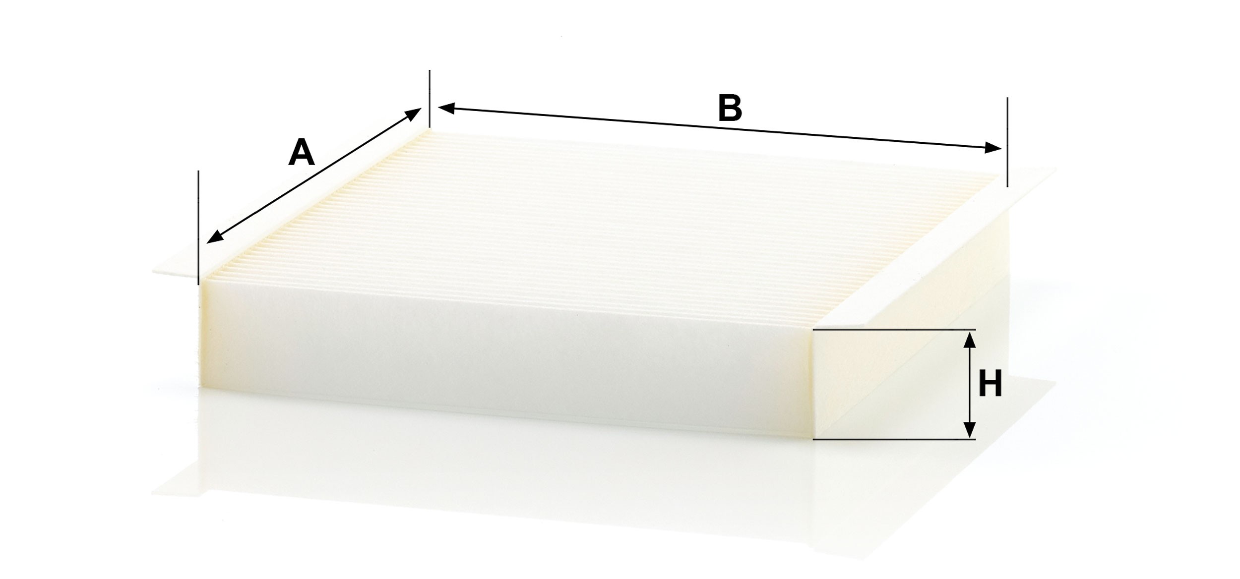 Dimension drawing of MANN-FILTER CU 2040