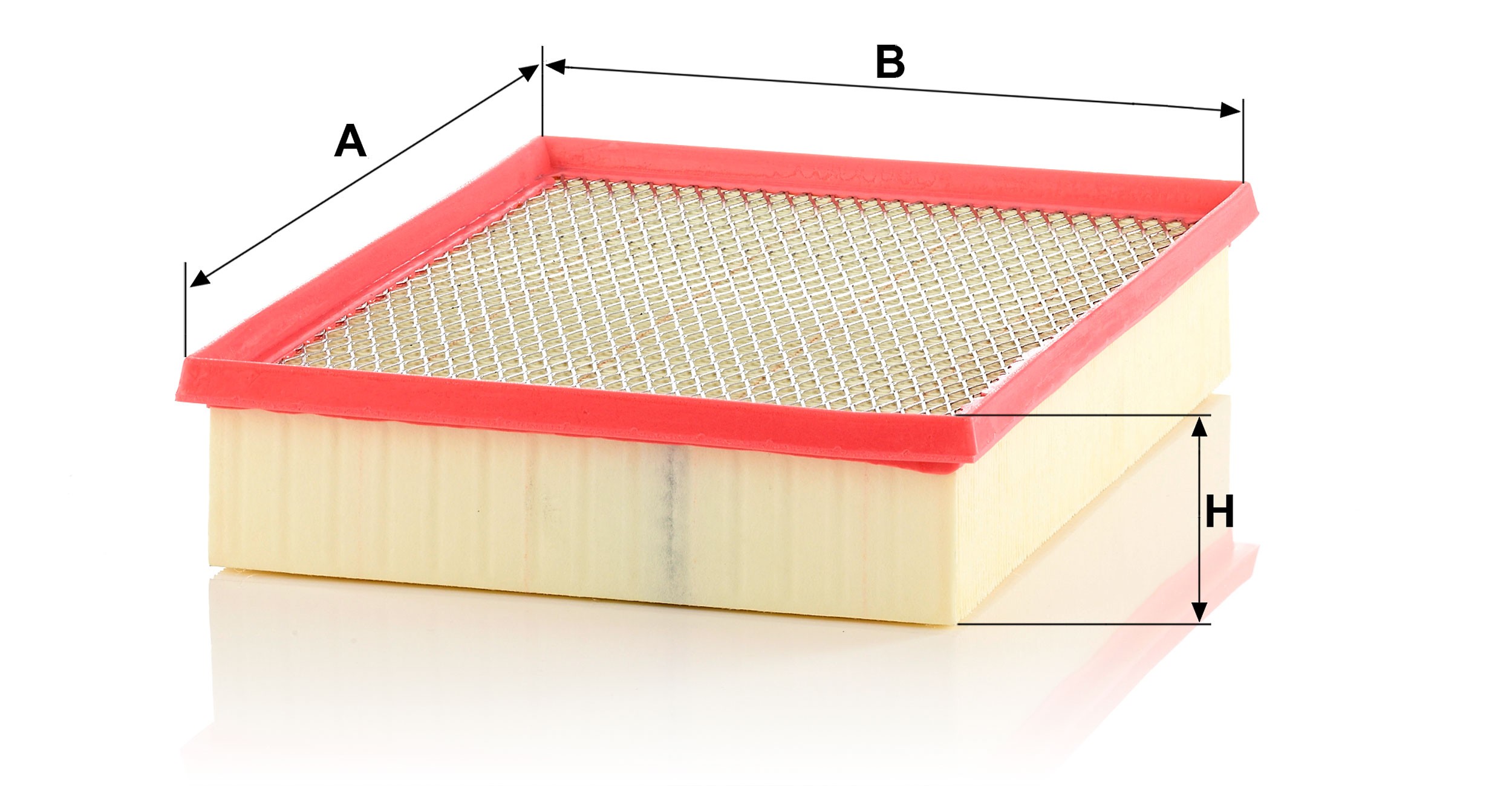 Dimension drawing of MANN-FILTER C 33 017
