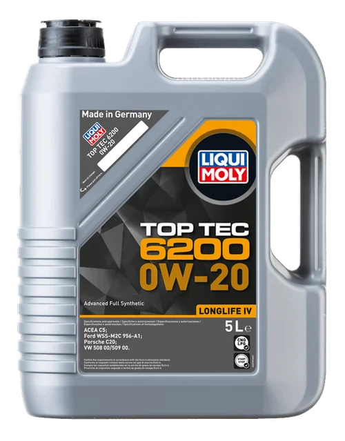 LIQUI MOLY Top Tec 6200 0W-20, 5 l pack