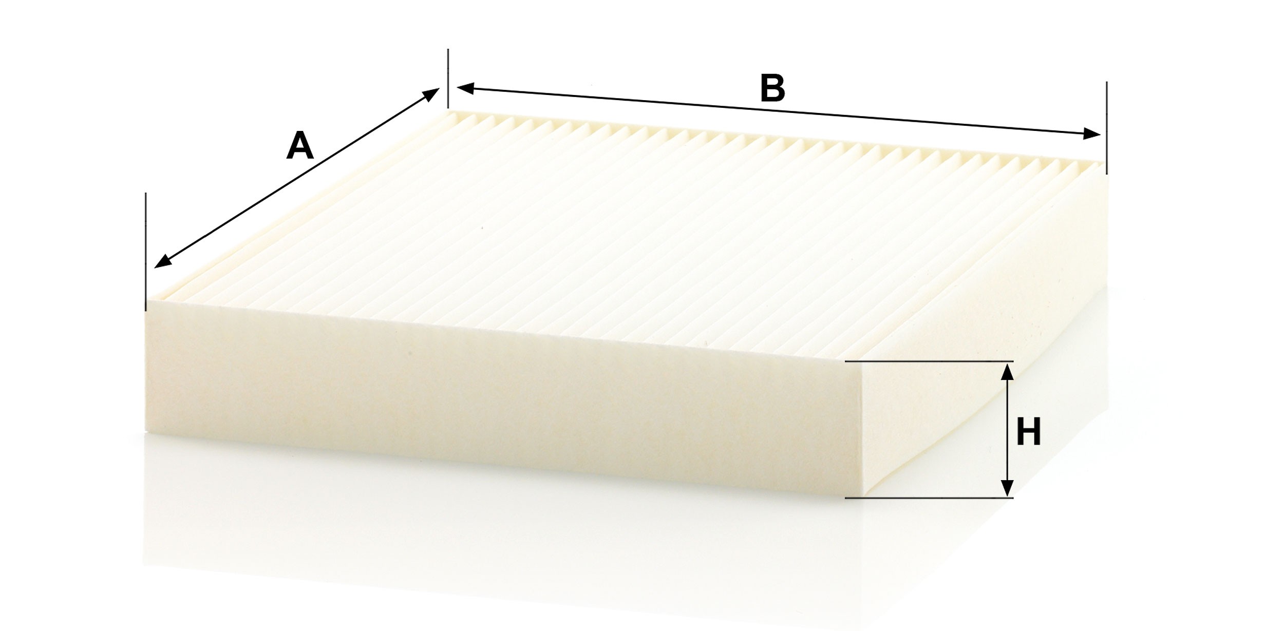 Dimension drawing of MANN-FILTER CU 28 009
