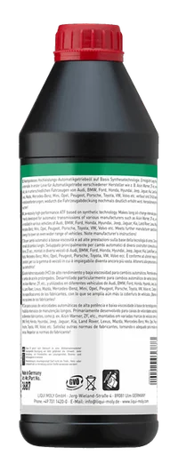 LIQUI MOLY Top Tec ATF 1800, verpakking van 1 l, andere hoek