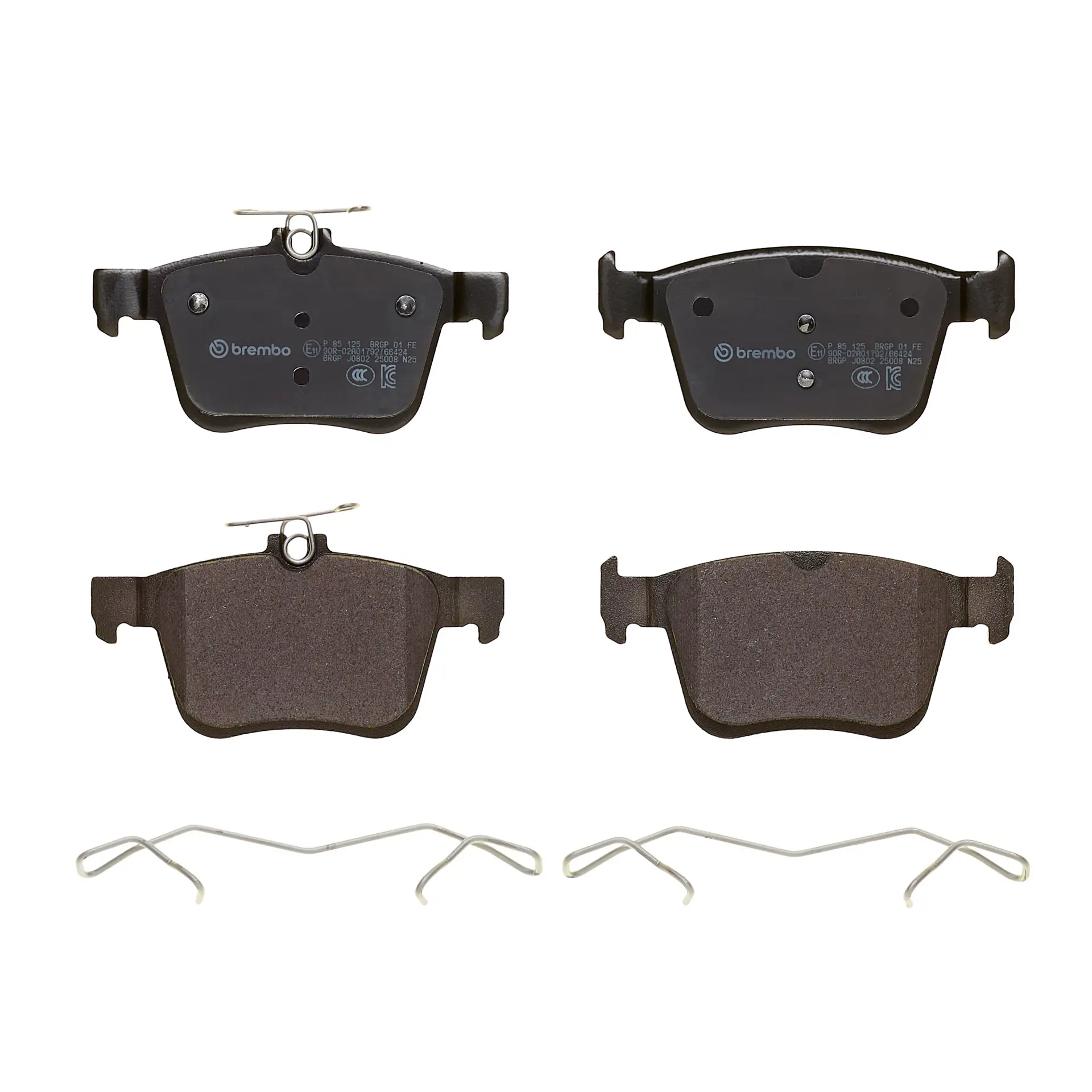 Brembo P 85 125 rear brake pad set, third view