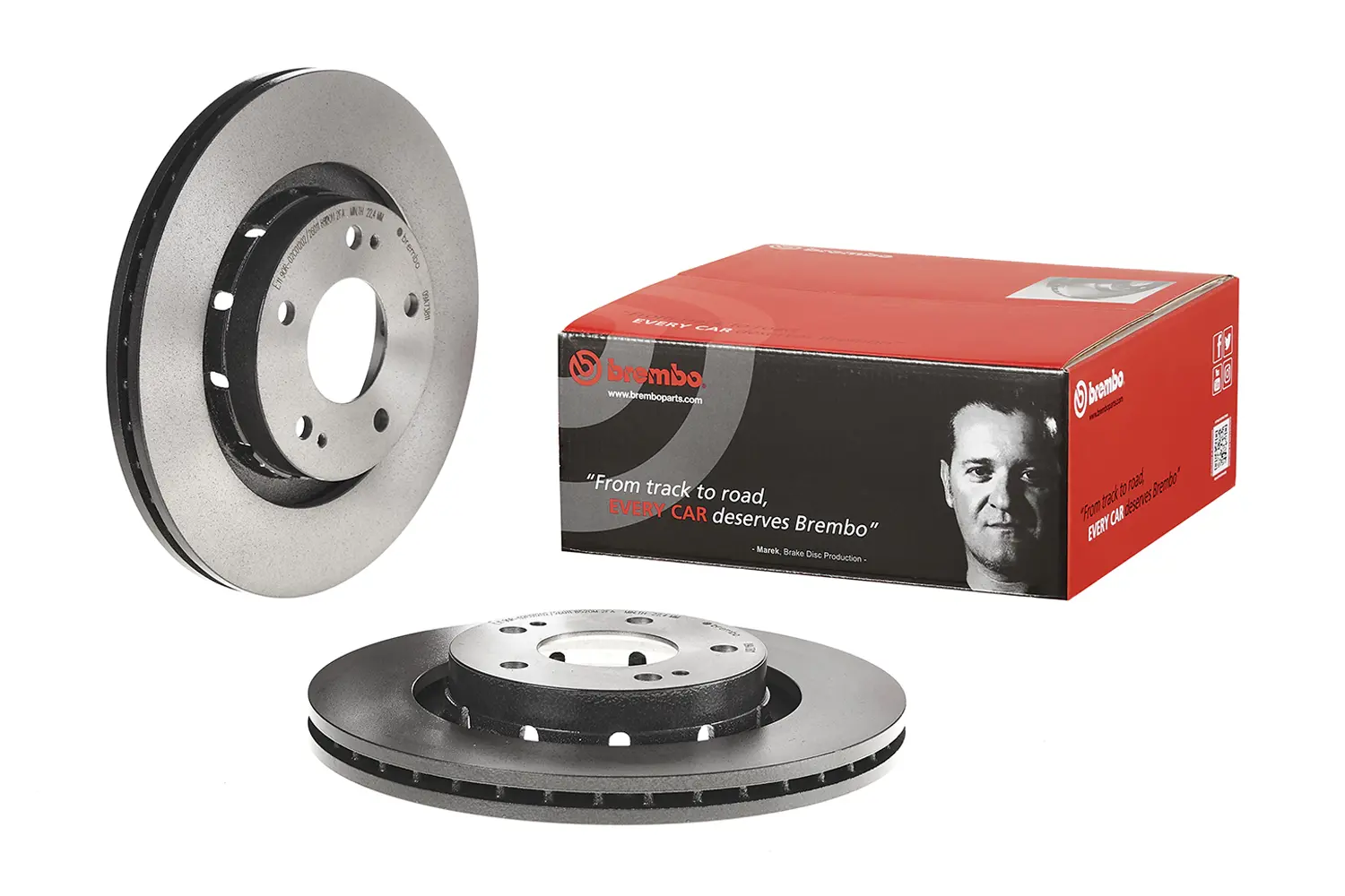 Brembo 09.A738.11 294 mm vented front brake disc