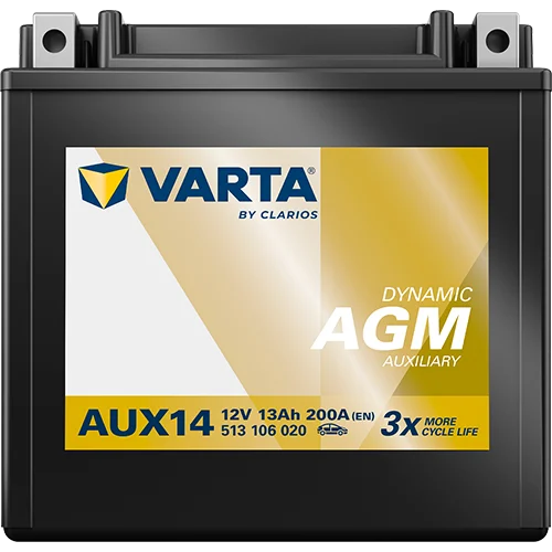 Varta Dynamic AUX 513106020 battery, alternate view