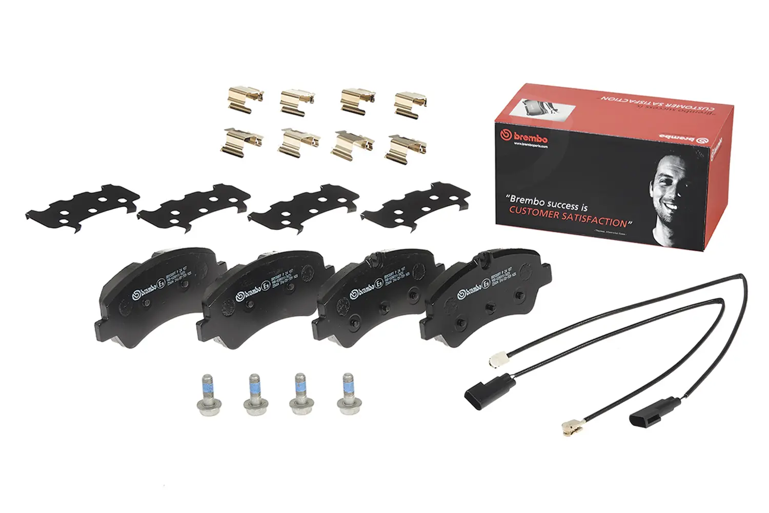 Brembo P 24 187 rear brake pad set
