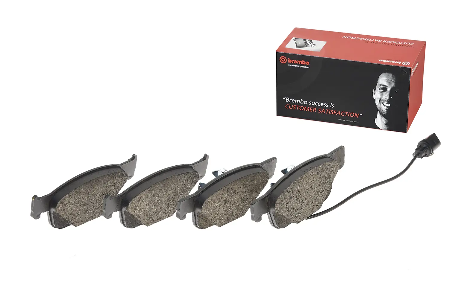 Brembo P 85 153 front brake pad set, third view