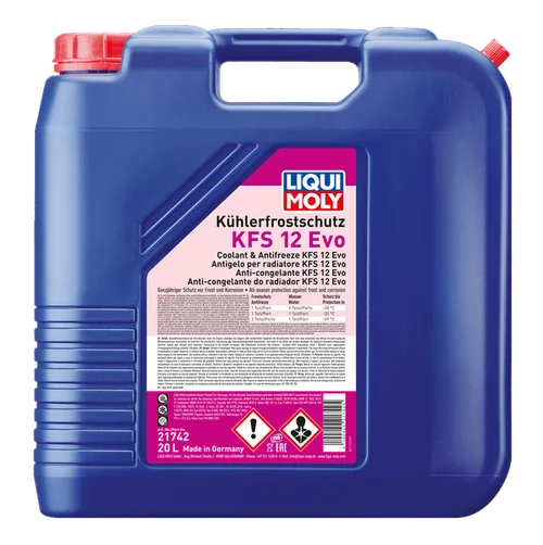 LIQUI MOLY Coolant and antifreeze KFS 12 Evo, 20 l canister pack