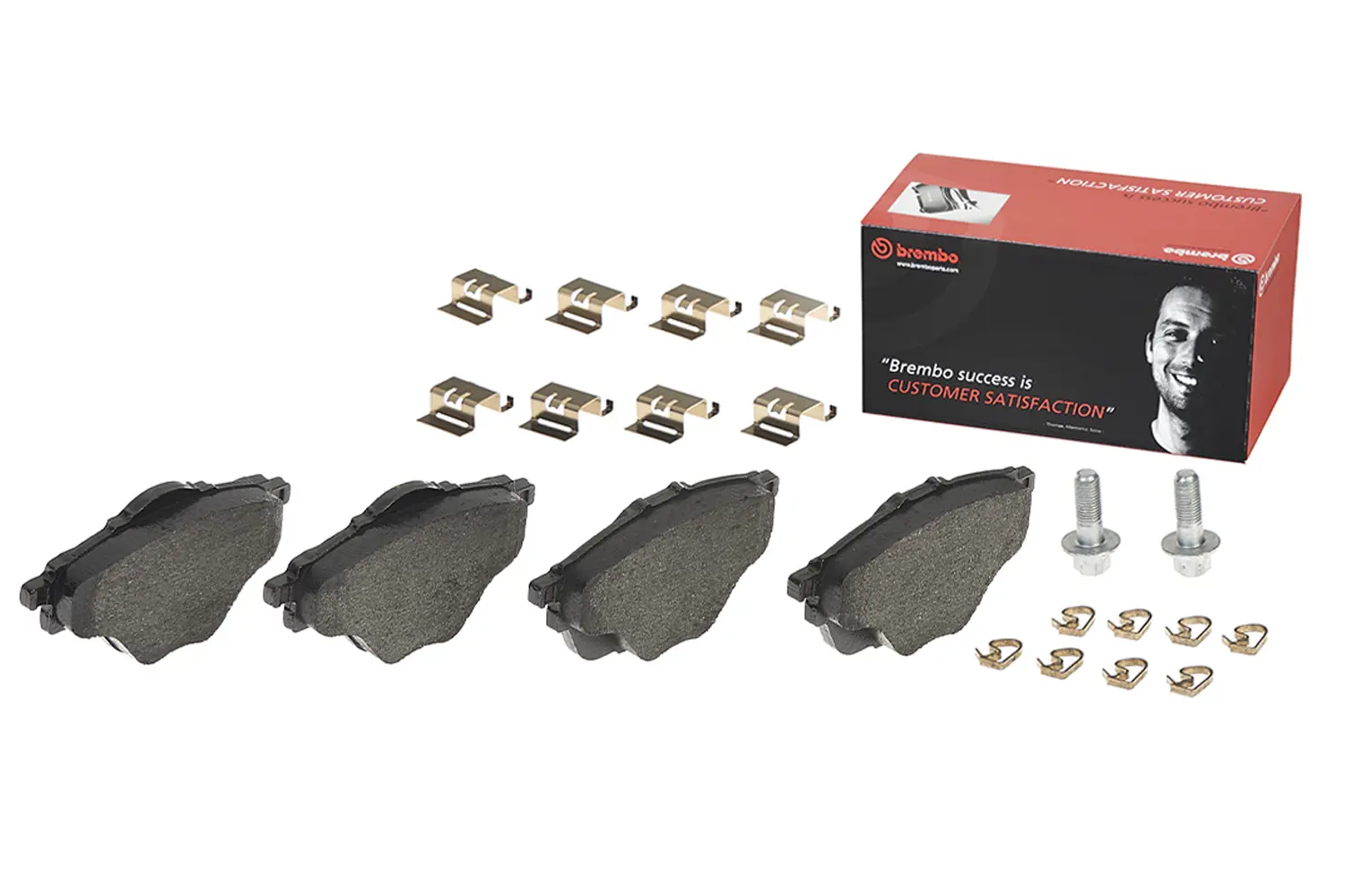 Brembo P 61 124 rear brake pad set, second view