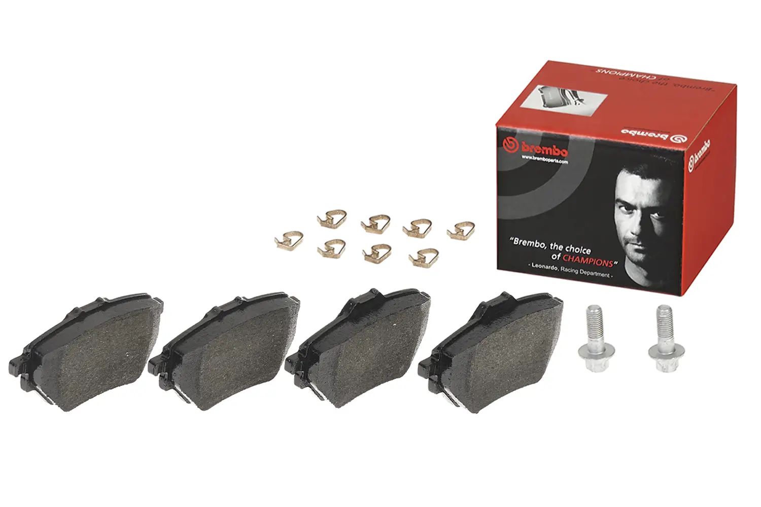 Brembo P 61 122 rear brake pad set, second view