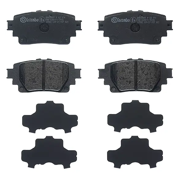 Brembo P 83 174 rear brake pad set, third view