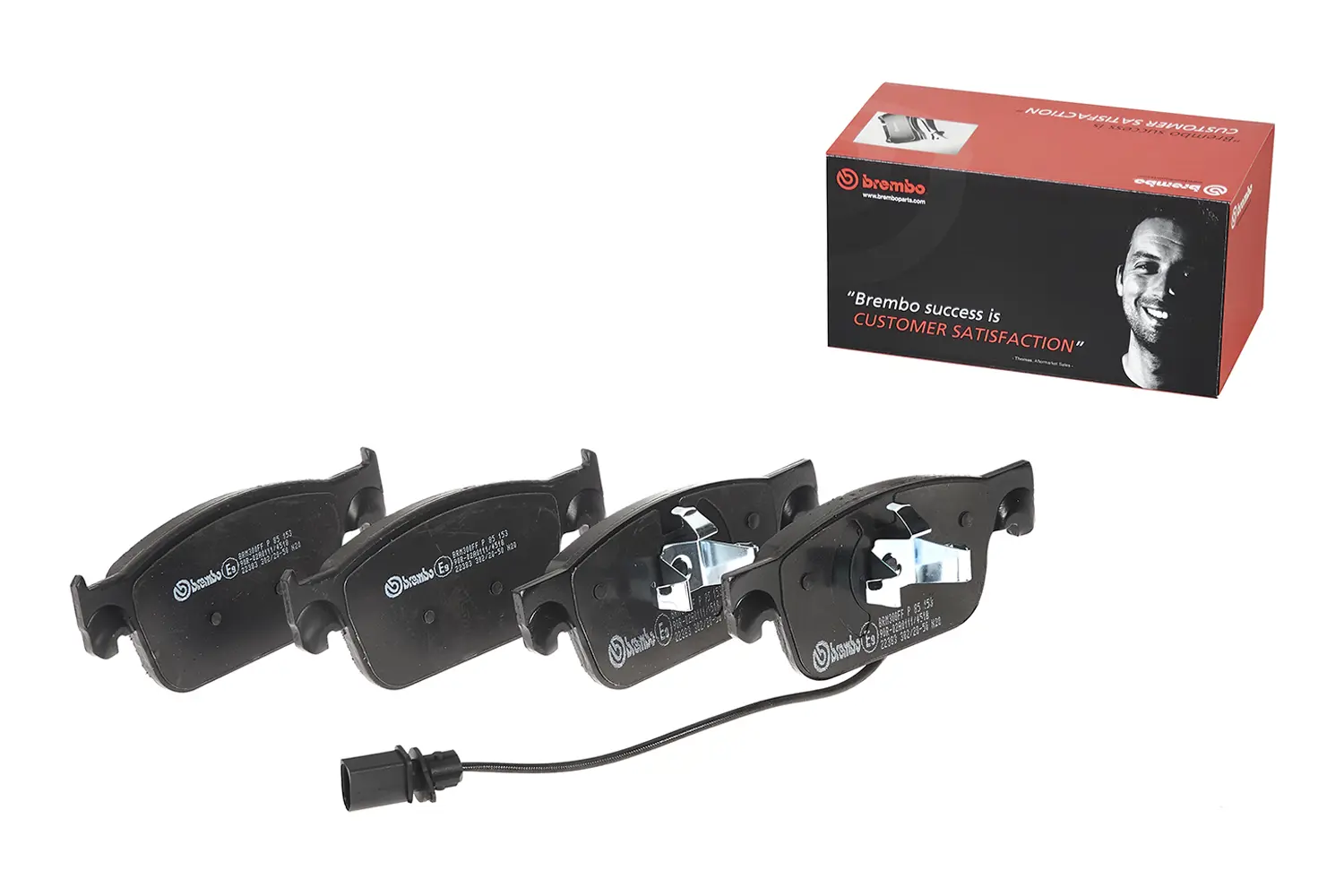 Brembo P 85 153 front brake pad set, second view