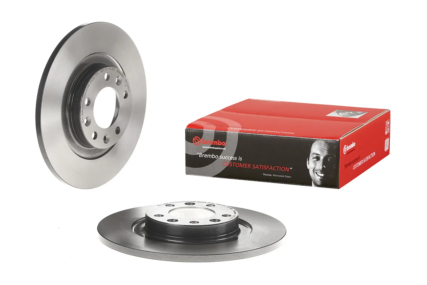 Brembo 08.C309.11 290 mm solid rear brake disc