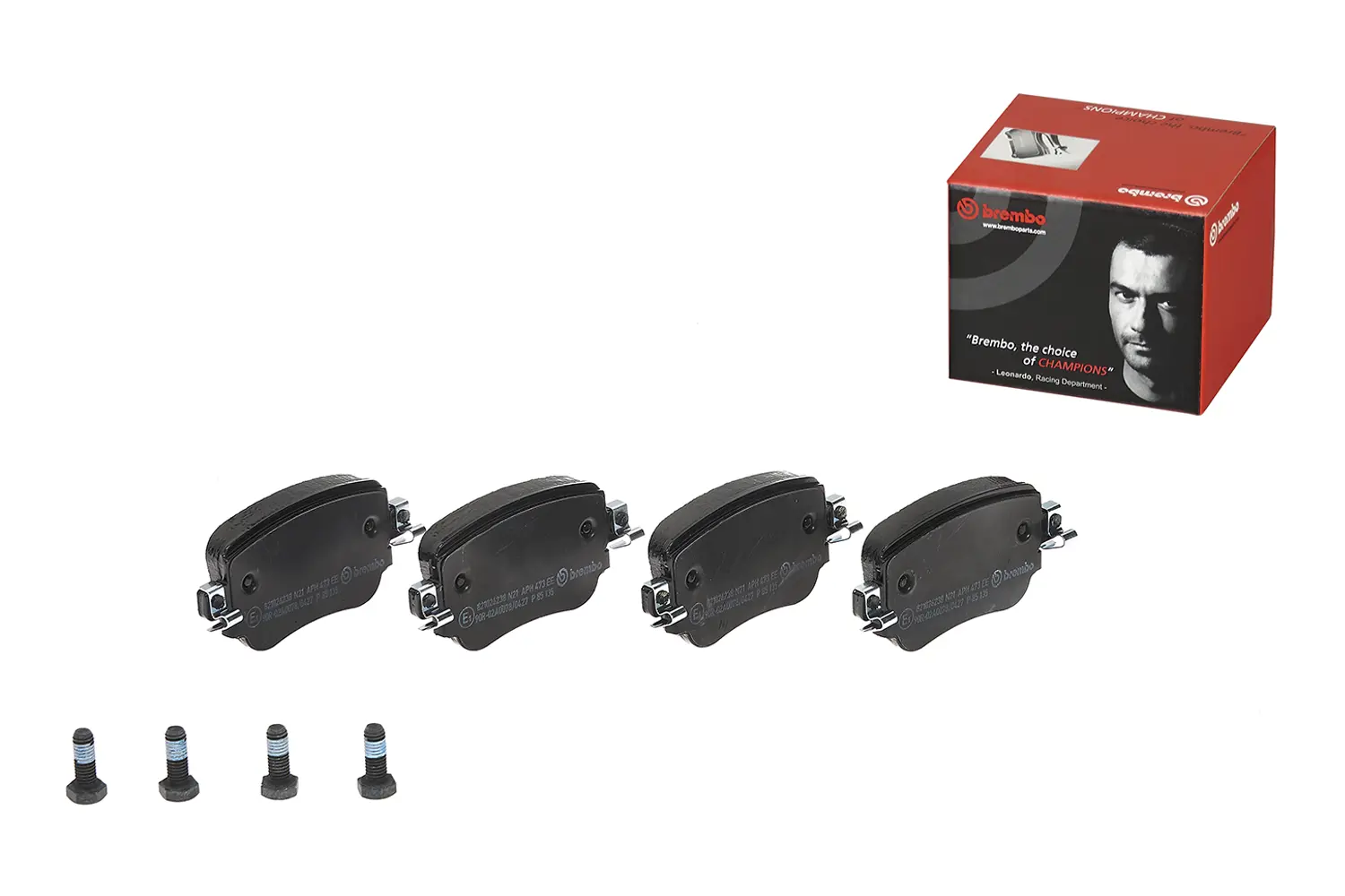 Brembo P 85 135 rear brake pad set