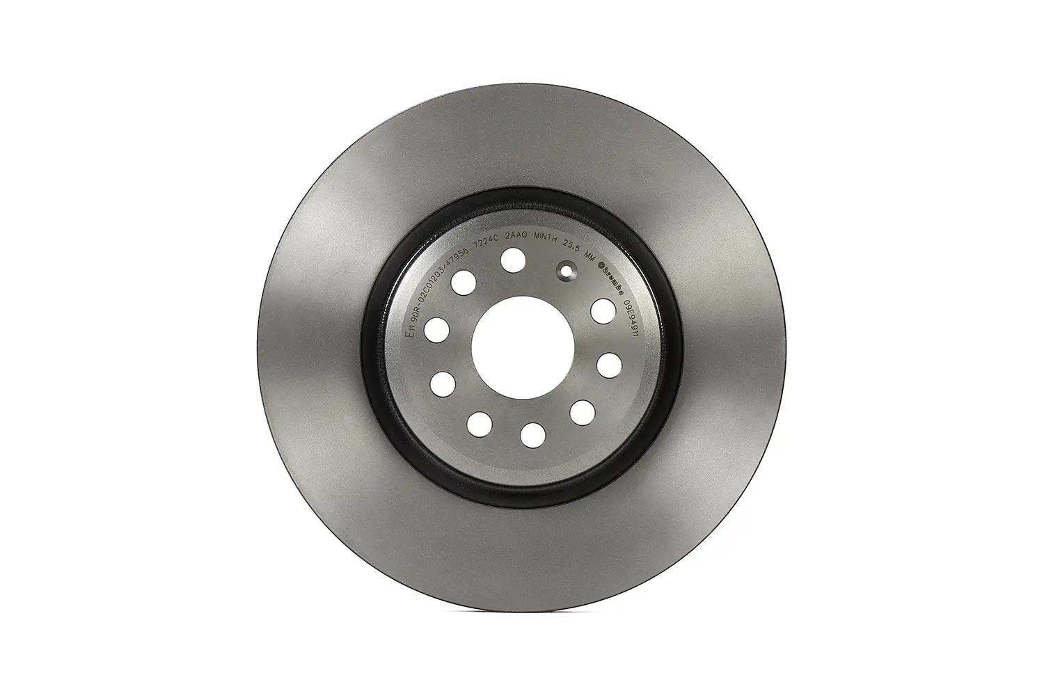 Brembo 09.E949.11 340 mm vented front brake disc, second view