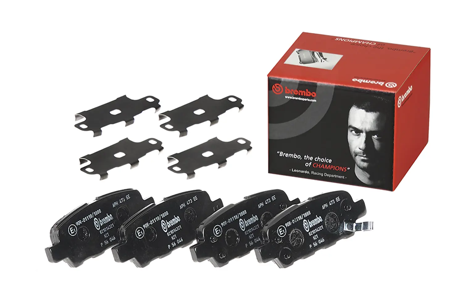 Brembo P 56 046 rear brake pad set