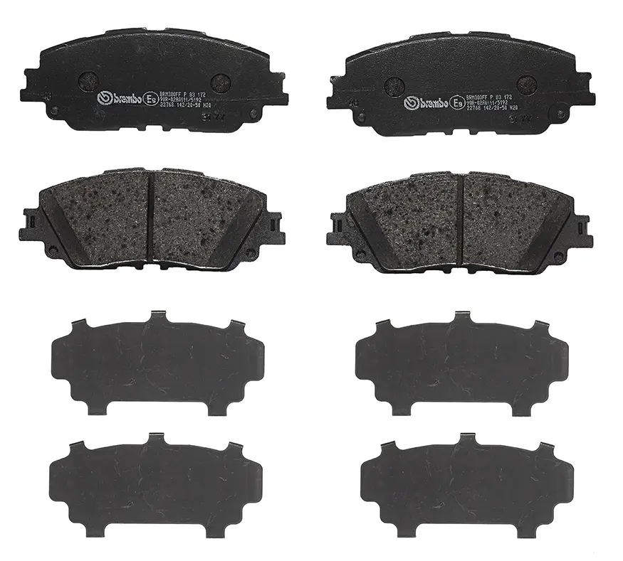 Brembo P 83 172 front brake pad set, third view