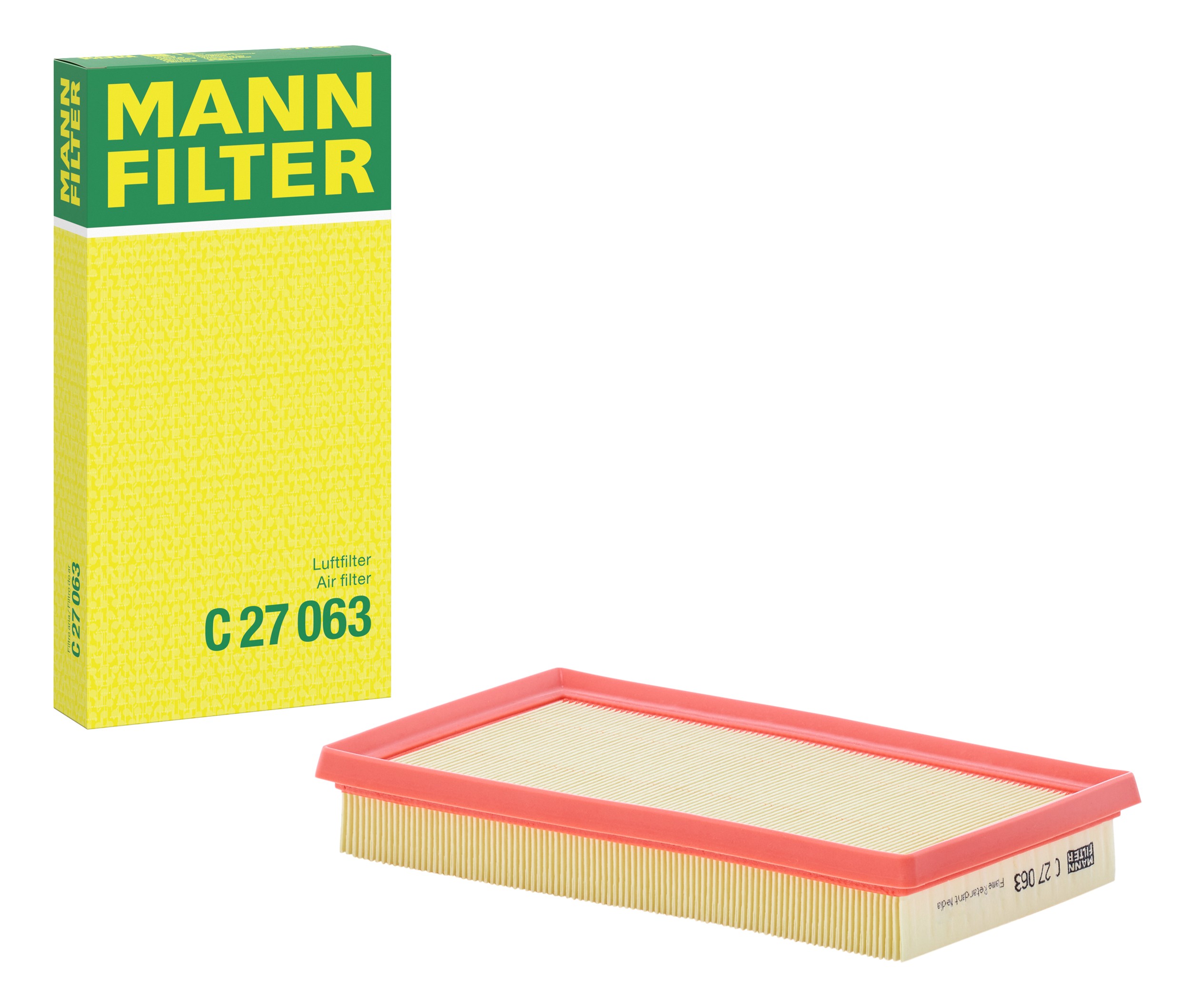 MANN-FILTER C 27 063 air filter with its box