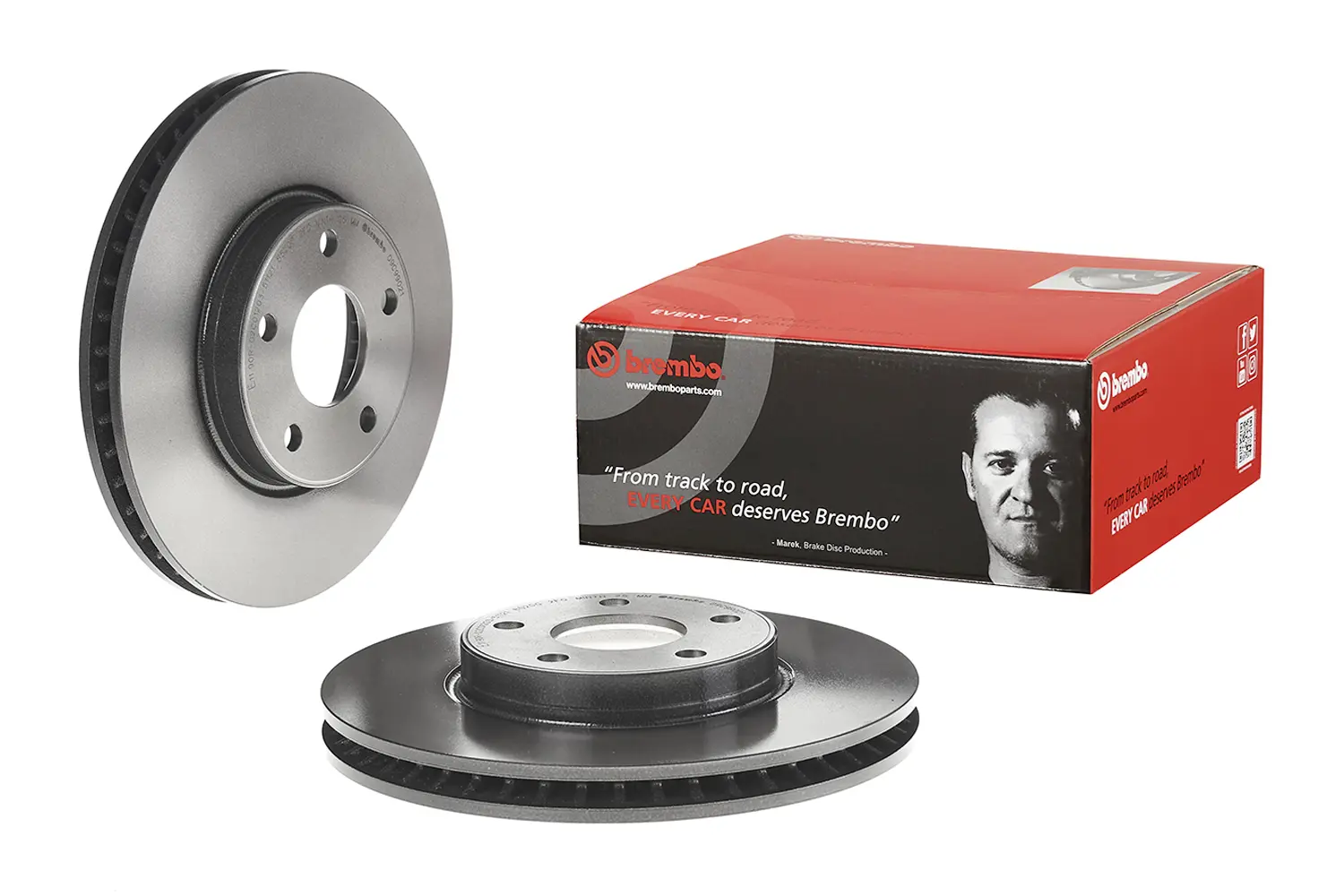 Brembo 09.C990.21 282 mm vented front brake disc