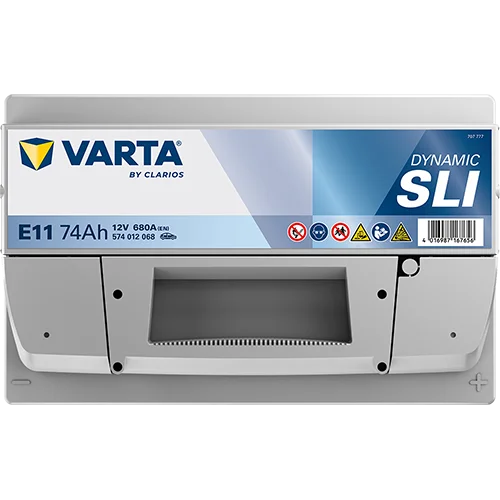 Varta Dynamic SLI 574012068 battery, alternate view