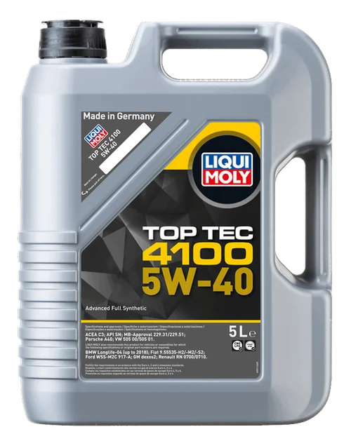 LIQUI MOLY Top Tec 4100 5W-40, 5 l pack
