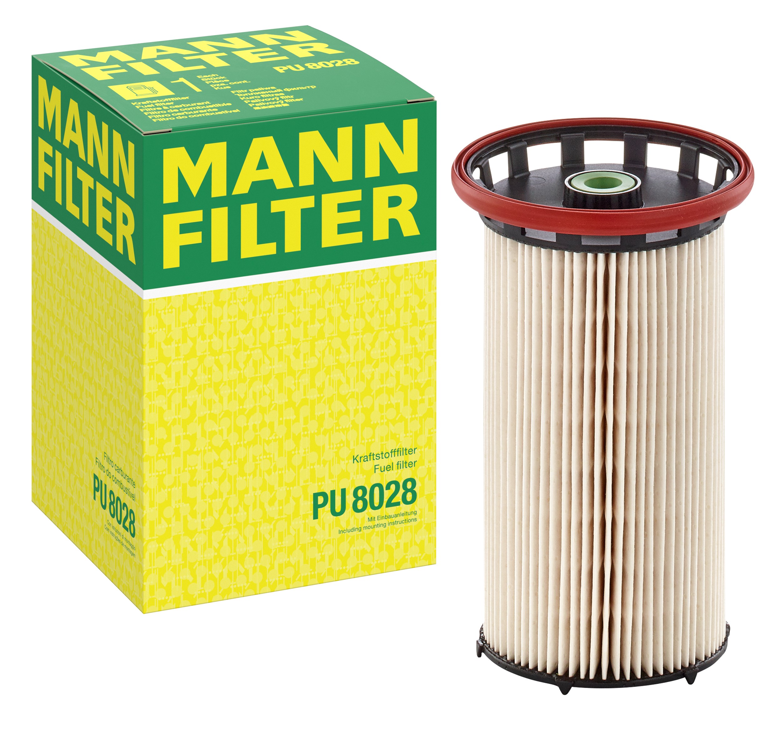 MANN-FILTER PU 8028 fuel filter with its box