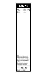Bosch Aerotwin wiper blade set A 027 S detail view