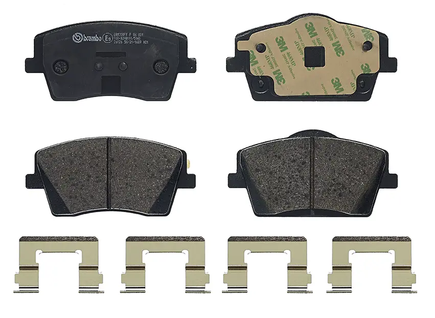Brembo P 86 031 front brake pad set, third view