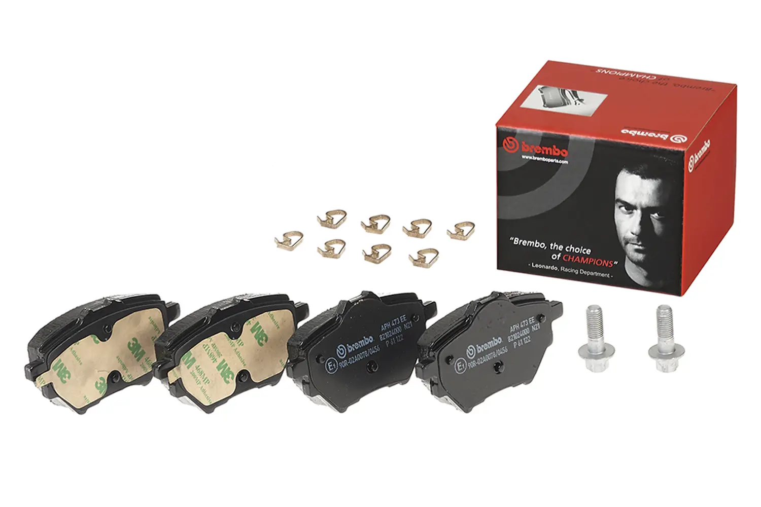 Brembo P 61 122 rear brake pad set