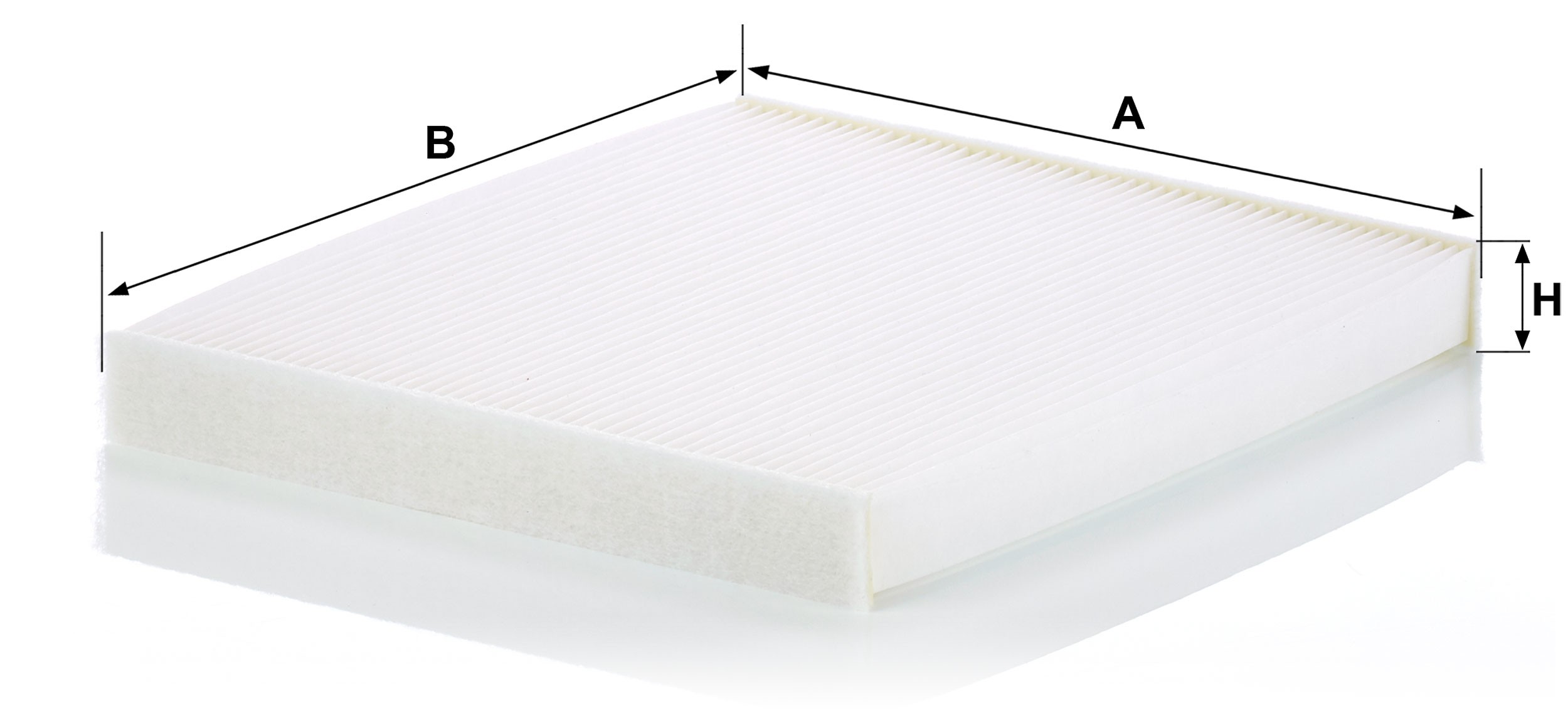 Dimension drawing of MANN-FILTER CU 29 010