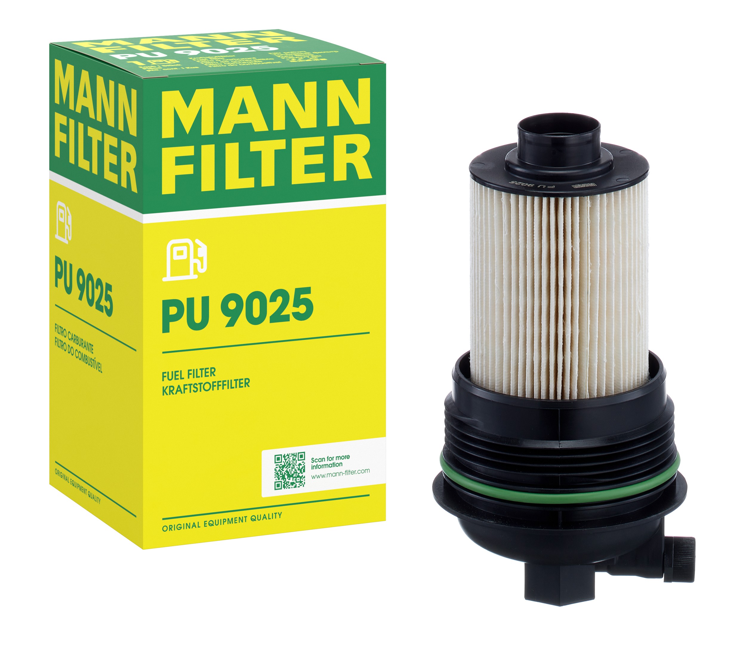 MANN-FILTER PU 9025 fuel filter with its box