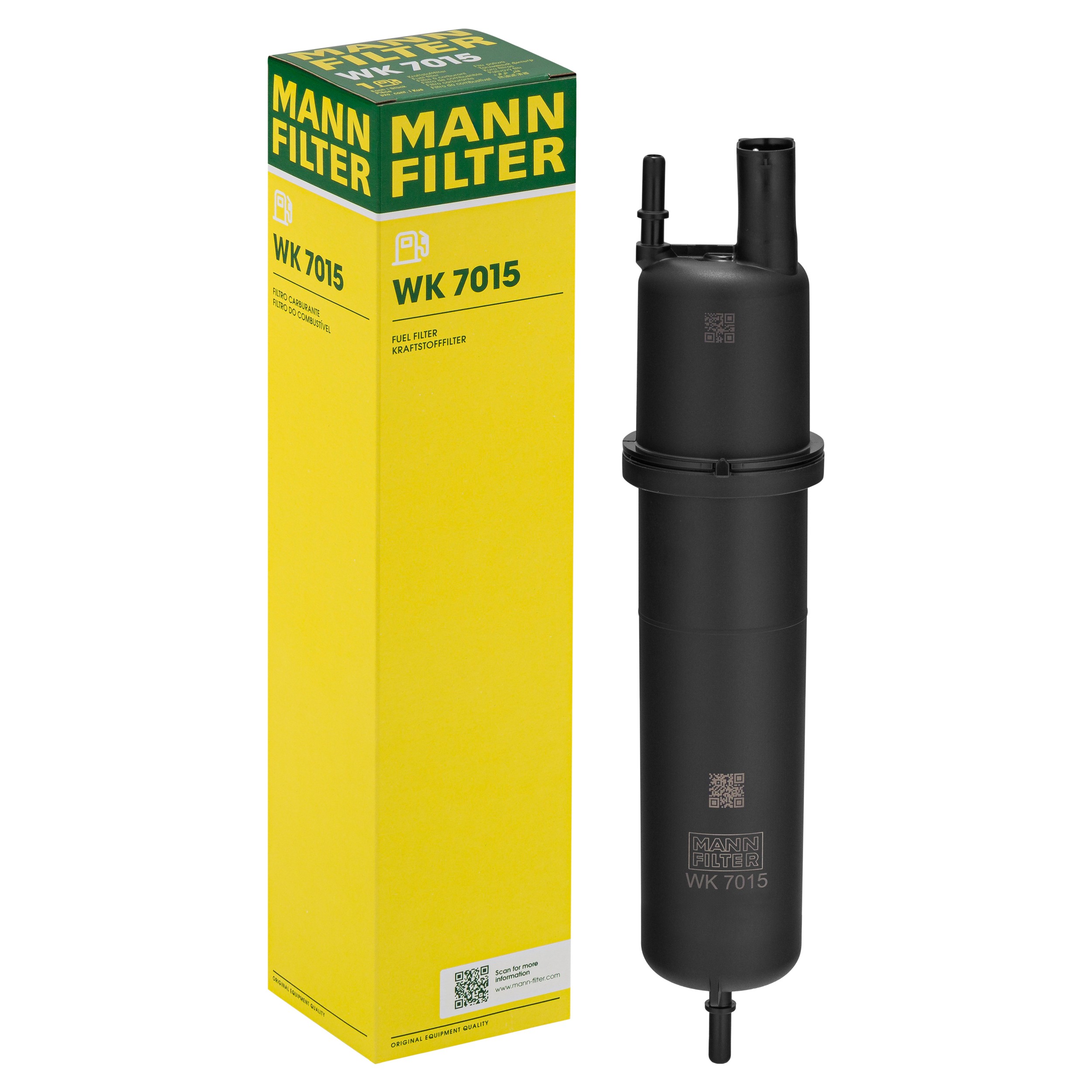 MANN-FILTER WK 7015 fuel filter with its box